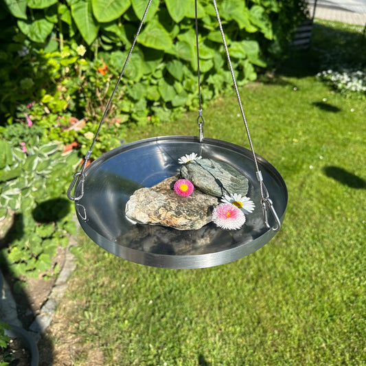 Vogeltränke Edelstahl (hängend)